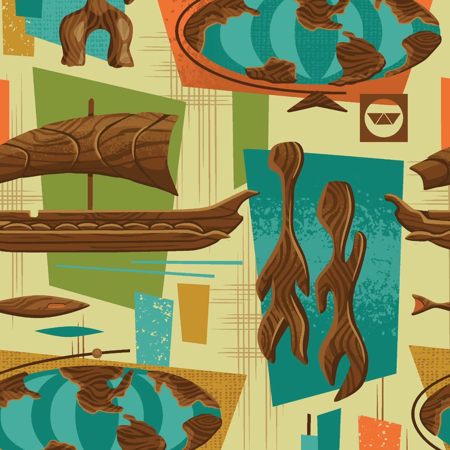 Witco Decor's 'World Renown' Aloha Skirt with Pockets - Ready to Ship!