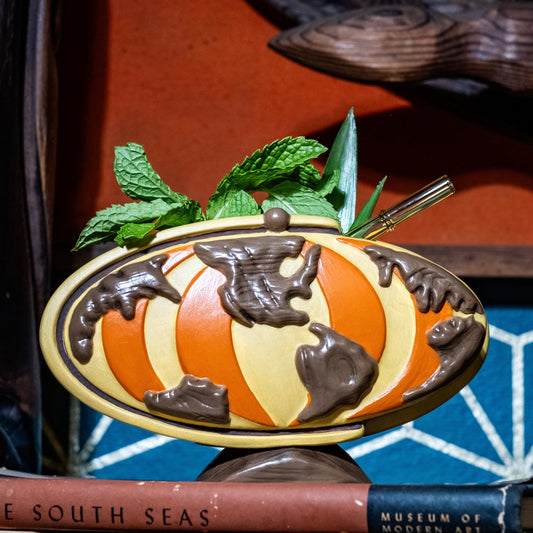 Witco Globe: Orange · Ceramic Tiki Mug · Pre-Order