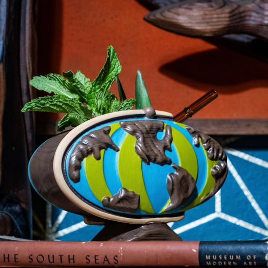 Witco Globe: Green · Ceramic Tiki Mug · Pre-Order