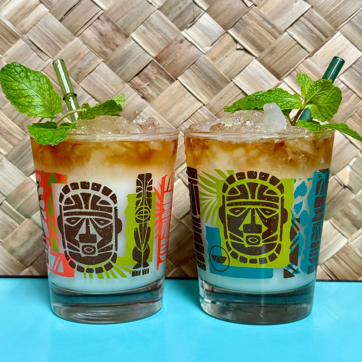 Witco Decor's 'Jungle Modern' Mai Tai Cocktail Glass (1) - Ready to Ship!