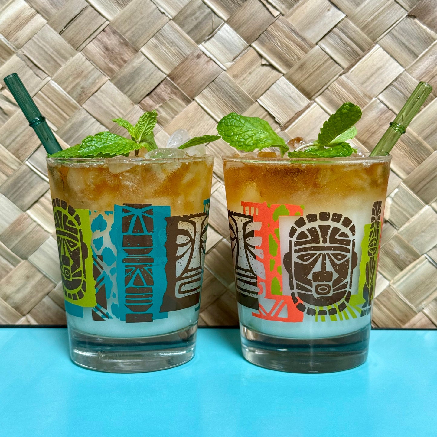 Witco Decor's 'Jungle Modern' Mai Tai Cocktail Glass (1) - Ready to Ship!