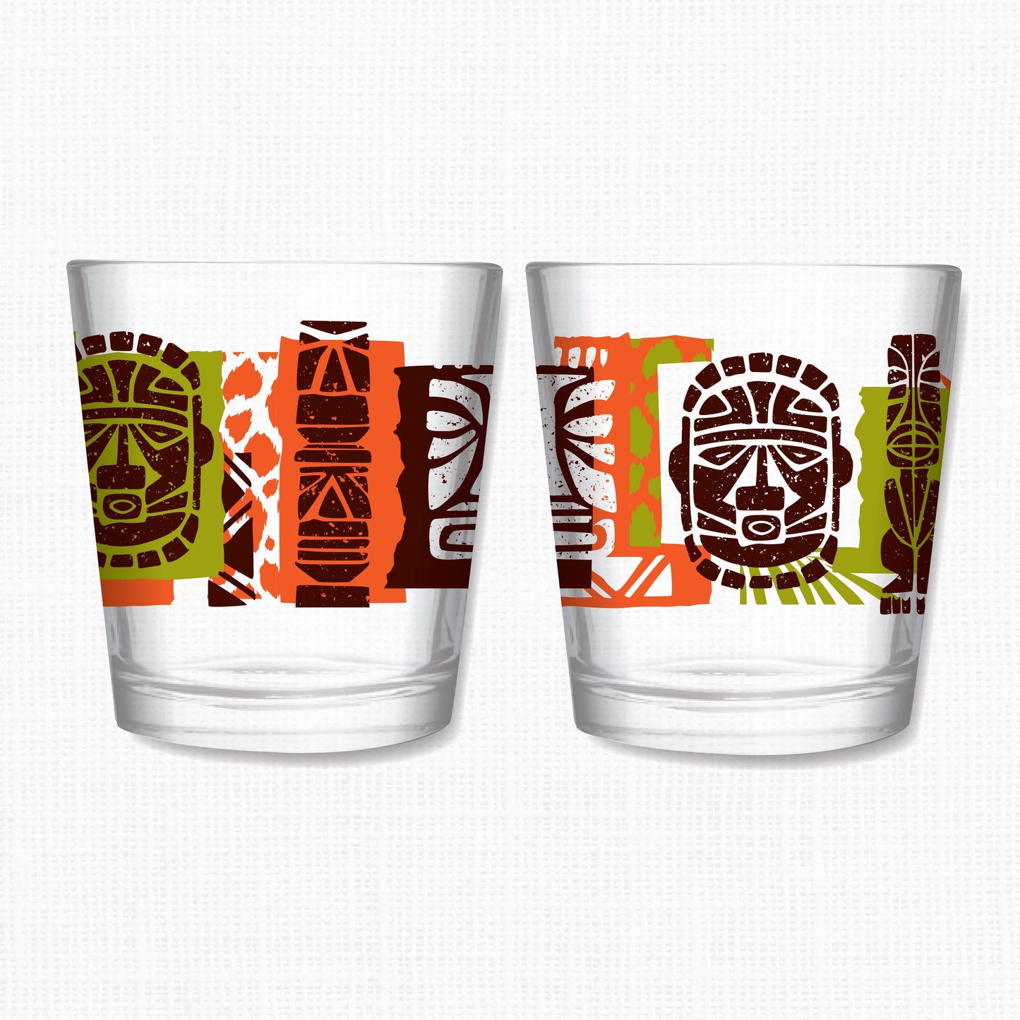 Witco Decor's 'Jungle Modern' Mai Tai Cocktail Glass (1) - Ready to Ship!