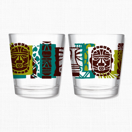 Witco Decor's 'Jungle Modern' Mai Tai Cocktail Glass (1) - Pre Order