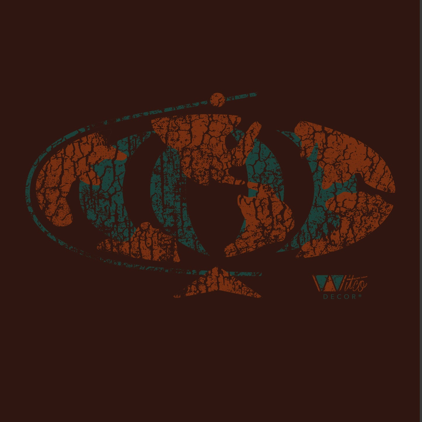 Witco Decor's 'World Renown' Brown Unisex Tee - Ready to Ship!
